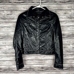 black studded Misdemeanor jacket - medium